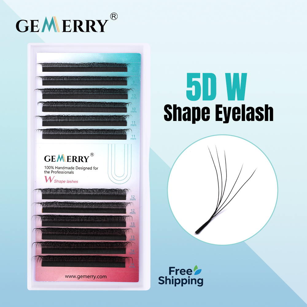 Eyelash Extension For Asian Eyes - Ekstensi Bulu Mata GEMERRY 5D Bentuk