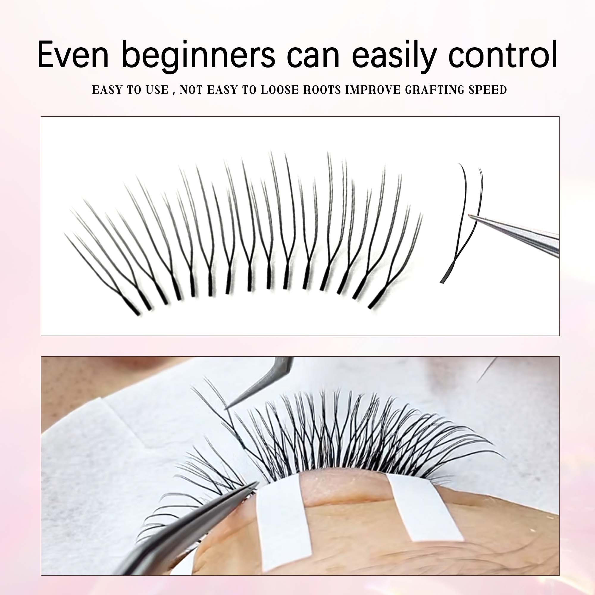 CoMango Bulu mata U YY ekstens - Eyelash Extension Human Hair ulasan dan harga
