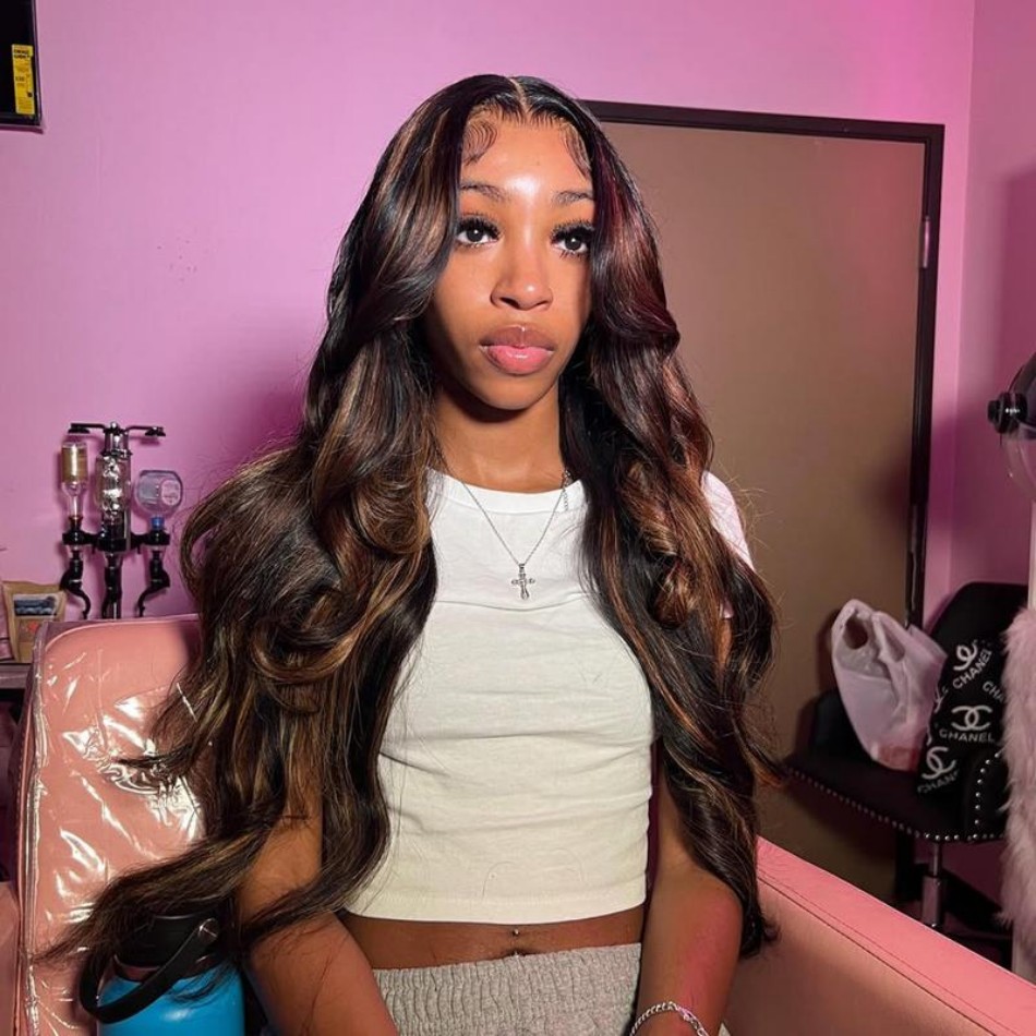 Wig Rambut Manusia Ombre Body  - Eyelash Extension Natural Look ulasan dan harga