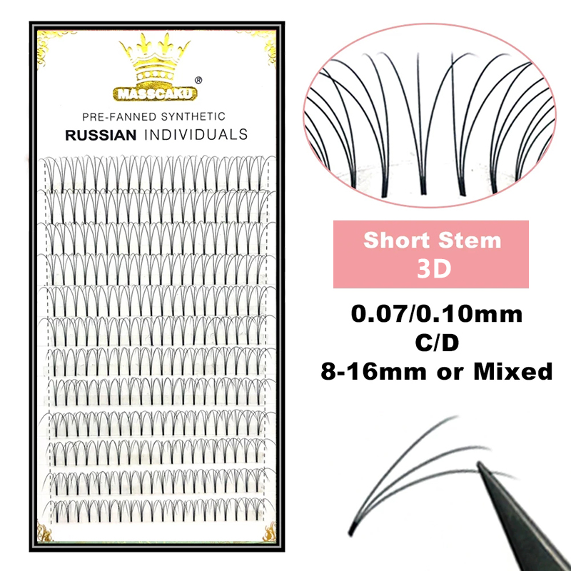 Grosir 12 Baris 3D 4D 5D 6D Pr - Eyelash Extension Russian ulasan dan harga