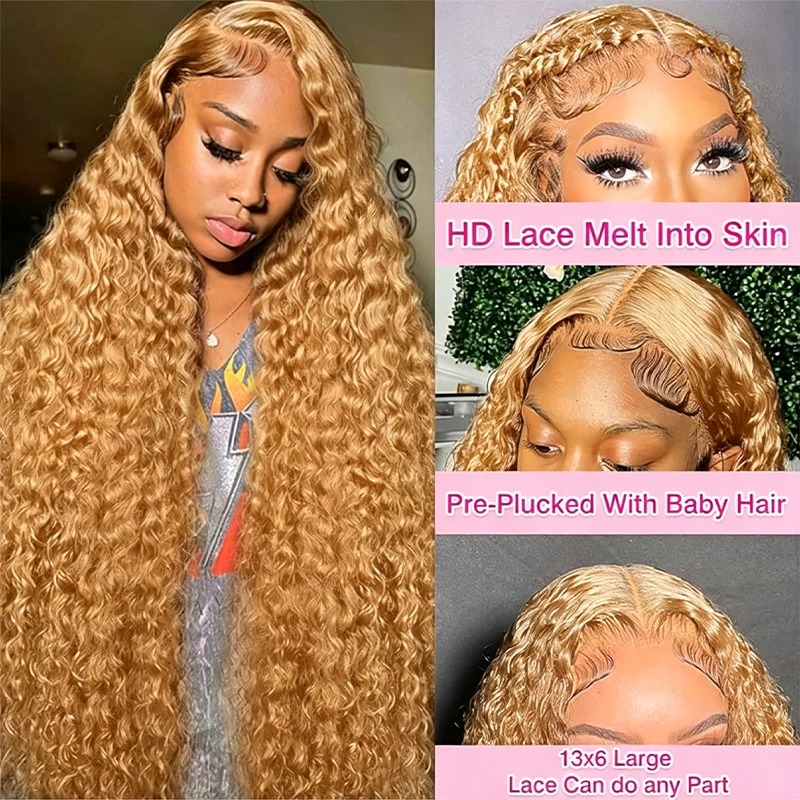 Wig Rambut Asli Pirang Madu 34 - Eyelash Extension Natural Look ulasan dan harga