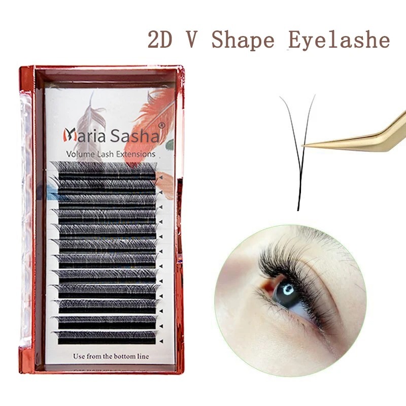 MARIA 2D Y Bentuk Bulu Mata Ta - Eyelash Extension For Asian Eyes ulasan dan harga